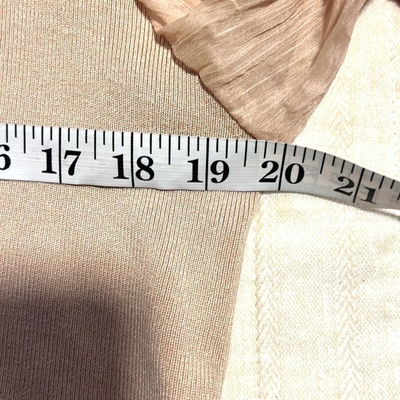 Broadway 38, Fantastic Piece!Barely Peach Knit Blend Blouse,Absolute Stunner,XL - Picture 12 of 12